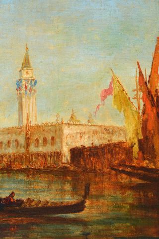 null School of Félix ZIEM (1821-1911)
Venice
Oil on canvas

Provenance:
Estate of...