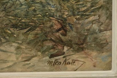 null TEN KATE, Mari (1831-1910)
Sans titre
Aquarelle sur papier
Signée en bas à gauche:...