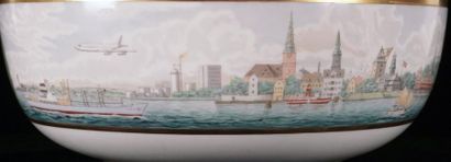 null A Limited edition ROYAL COPENHAGEN porcelain commemorative BOWL 
for 1775/1975,...