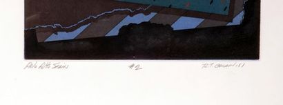 null GORDON, Russell T. (1936-2013)
"#2"
Technique mixte sur papier 
Signée et datée...