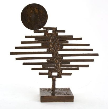 null KLODE, Richard (1941-)
Untitled
Bronze àwih gilt and brown patina
Signed and...