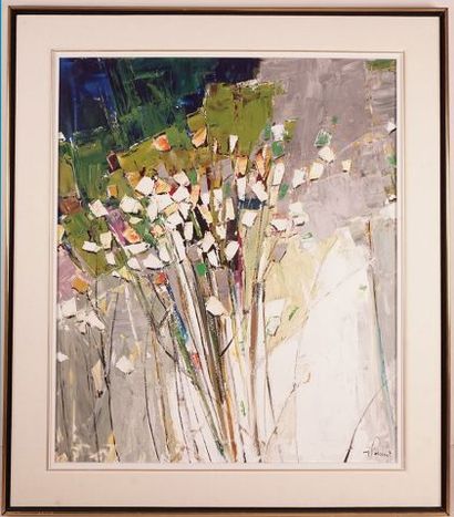 null POISSANT, Marc (1945-)
Flowers
Oil on canvas
Signed on the lower right: M. Poissant

Provenance:
Laurentian...