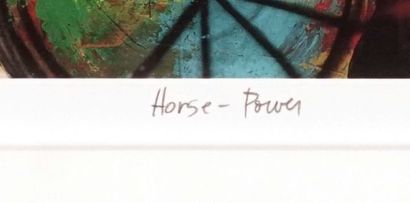 null BESNER, Dominic (1965-)
"Horse-Power"
Silkscreen
Signed on the lower right:...