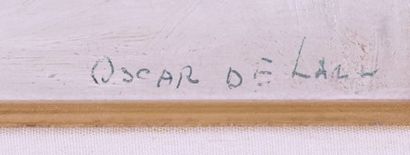 null DE LALL, Oscar Daniel (1903-1971)
"Piedmont"
Huile sur carton
Signée en bas...