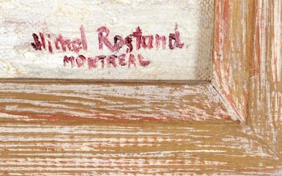 null ROSTAND, Michel (1895-1976)
"Montréal"
Huile sur carton toile
Signée et titrée...