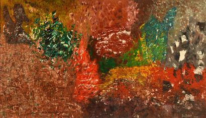 null ROBERT, Guy (1933-)
Untitled
Oil on canvas
Signed and dated on the lower right:...