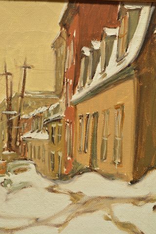 null LITTLE, John (1928-)
Snowy street, Quebec City
Oil on canvas
Signed on the lowe...