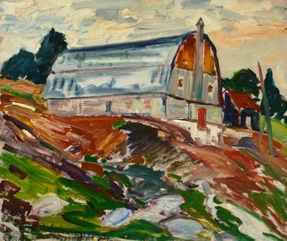 null RICHARD, René Jean (1895-1982)
"Rand St-Jean-Baptiste, St-Urbain"
Huile sur...