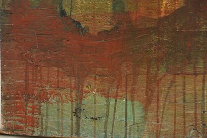 null HOFFER, Peter (1966-)
"Forêt"
Mixed technique on wood
Signed on the upper right:...