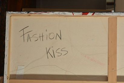 null NIKO (MATHIEU, Nicole, dit) (1958-)
"Fashion kiss"
Oil on cabvas
Signed on the...