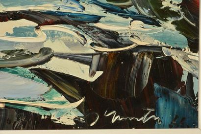 null GIUNTA, Joseph (1911-2001)
"La mer (Atlantique)"
Huile sur isorel
Signée en...