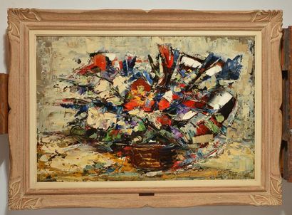 null GIUNTA, Joseph (1911-2001) 
Still life
Oil on masonite
Signed and dated on the...