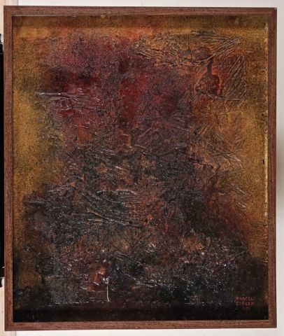 null GINGRAS, Marcel (1921-2001)
Untitled
Oil on board
Signed and dated on the lower...