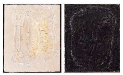 null VILLENEUVE, Daniel (1960-)
Untitled
Set of two (2) oils on canvas
One signed...