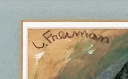 null FREIMAN, Lillian (1908-1986)
Violonist
Pastel on paper
Signed on the uper left:...