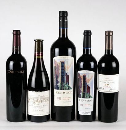 null Sélection de Vins de Californie - 5 bouteilles