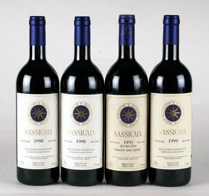 null Sassicaia 1991
Bolgheri Sassicaia D.O.C.
Niveau A-B
1 bouteille

Sassicaia 1998
Bolgheri...