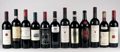 null Sélection de Vins d'Italie comprenant:

*Farnito Carpineto CS 1995
*Farnito...