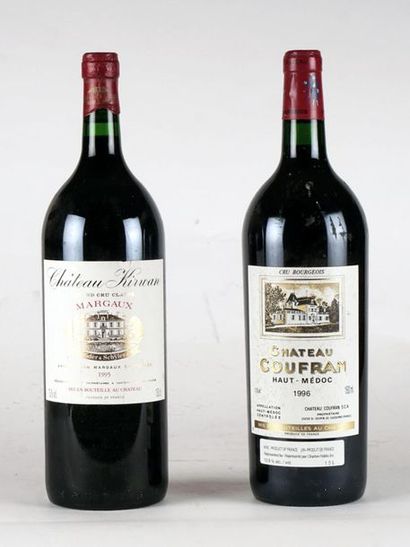 null Château Kirwan 1995 Château Couffran 1996 - 2 magnums