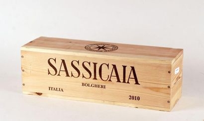 null Sassicaia 2010
Bolgheri Sassicaia D.O.C. 
Niveau A
1 magnum
Boîte en bois d...