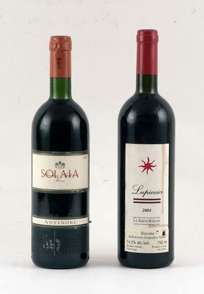 null Solaia 1993 Lupicaia 2001 - 2 bouteilles (Château Bromont)