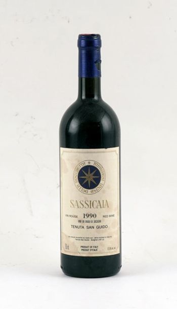 null Sassicaia 1990 - 1 bouteille (Château Bromont)