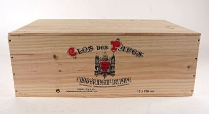 null Clos des Papes 2014
Châteauneuf-du-Pape Appellation Contrôlée
Niveau A
12 bouteilles
Caisse...