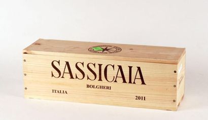 null Sassicaia 2011
Bolgheri Sassicaia D.O.C. 
Niveau A
1 magnum
Boîte en bois d...