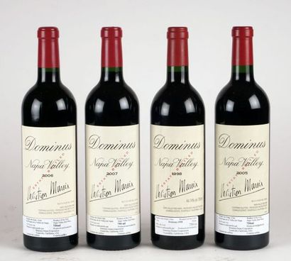 null Dominus 1998
Napa Valley
Niveau A
1 bouteille

Dominus 2005
Napa Valley
Niveau...