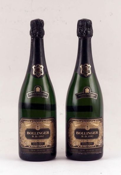 null Bollinger R.D. Extra Brut 1982 - 2 bouteilles