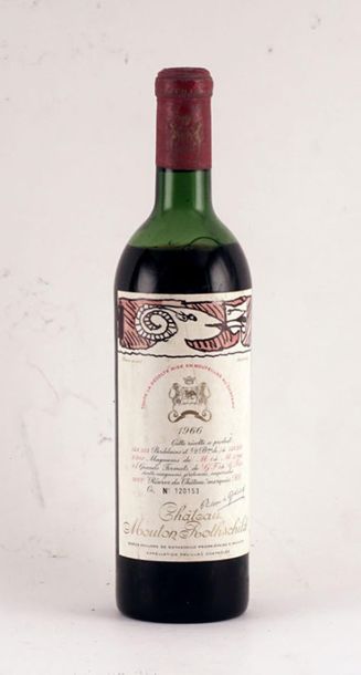 null Château Mouton Rothschild 1966 - 1 bouteille