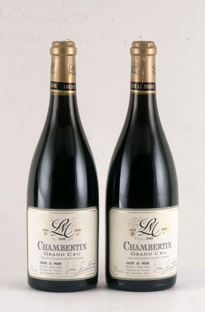 null Chambertin Grand Cru 2008, Lucien Le Moine - 2 bouteilles