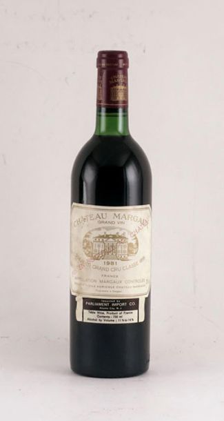 null Château Margaux 1981 - 1 bouteille