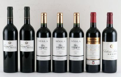 null Sélection de Vins de Bordeaux - 7 bouteilles