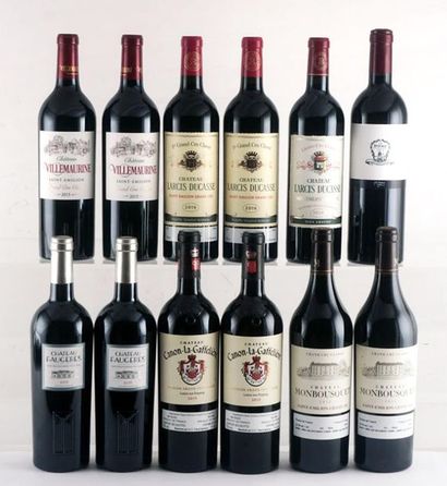 null Sélection de Vins de Saint-Émilion - 12 bouteilles