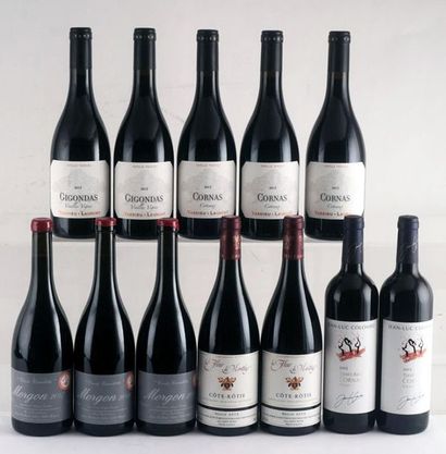 null Sélection de Vins de la Vallée du Rhône - 12 bouteilles
