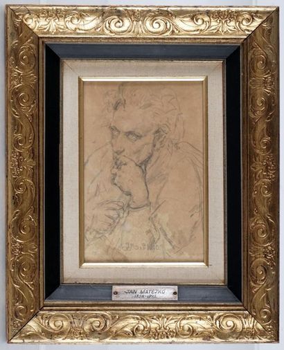 null MATEJKO, Jan (1838-1893)
Pensif
Crayon sur papier
Signature en bas au centre

Provenance:
Collection...
