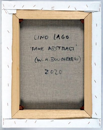 null LAGO, Lino (1973-)
"Fake abstract (W.A. Bouguereau)"
Huile sur toile
Signée,...