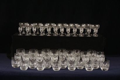 null WATERFORD CRYSTAL
Service en cristal Waterford pour 12 personnes de 60 verres...