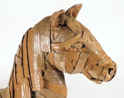 null VALLIERES, Laurence (1986-)
Equus Cabalus (Horse)
Sculpture en carton
23x80x77,5cm...