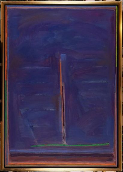 null SORENSEN, David (1937-2011)
"Violette's Reversal (Avy)" 
Oil on canvas
Signed,...