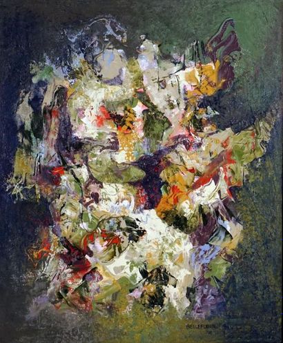 null BELLEFLEUR, Léon (1910-2007) 
"Les marionettes"
Oil on canvas
Signed and dated...