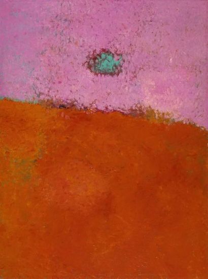 null MASSON, Louise (1953-)
"Petit nuage au dessus d'un champs ocre"
Oil on canvas
Signed,...