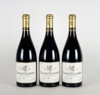 null Charmes-Chambertin Grand Cru 2010, Lucien Le Moine - 3 bouteilles