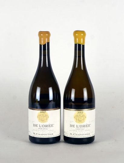 null Ermitage de l'Orée 2007 2012, M. Chapoutier - 2 bouteilles