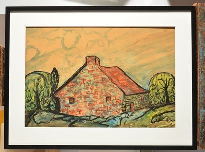 null FORTIN, Marc-Aurèle (1888-1970)
Canadian House
Watercolour
Signed on the lower...