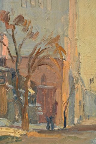 null BEDER, Jack (1910-1987)
"Metcalfe St."
Oil on board
Signed and dated on the...