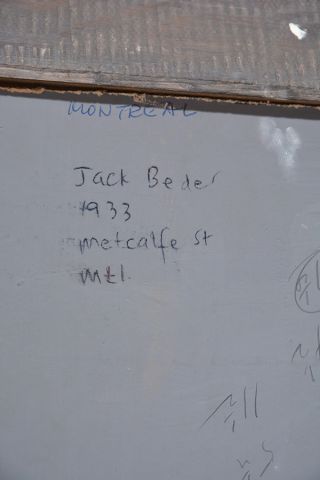 null BEDER, Jack (1910-1987)
"Metcalfe St."
Huile sur panneau
Signée et datée en...