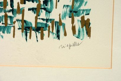 null RIOPELLE, Jean-Paul (1923-2002)
"Paillette" (1987)
Lithograph
Signed on the...