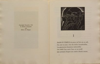 null HOLGATE, Edwin Headley (1892-1977)
"Poème du Metropolitan Museum par Robert...